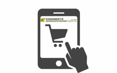 Konnertz-Sicherheitstechnik Pla­nung für einen Online-Shop läuft